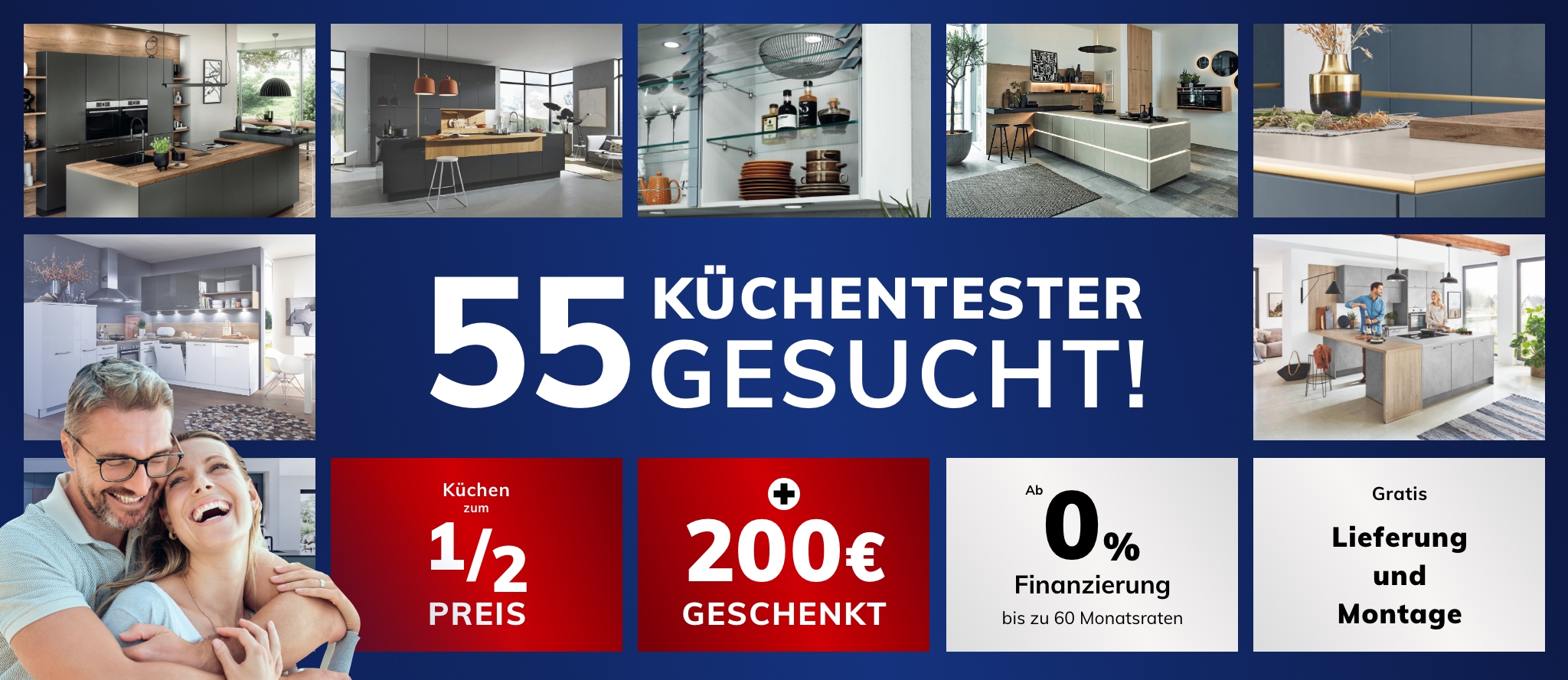 Slider Küchentesteraktion