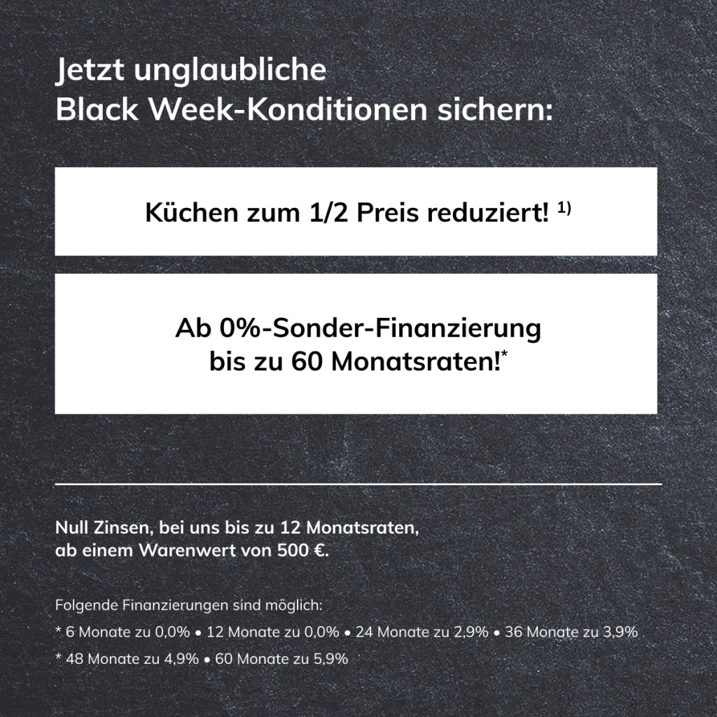 Black week küchenarena aktion